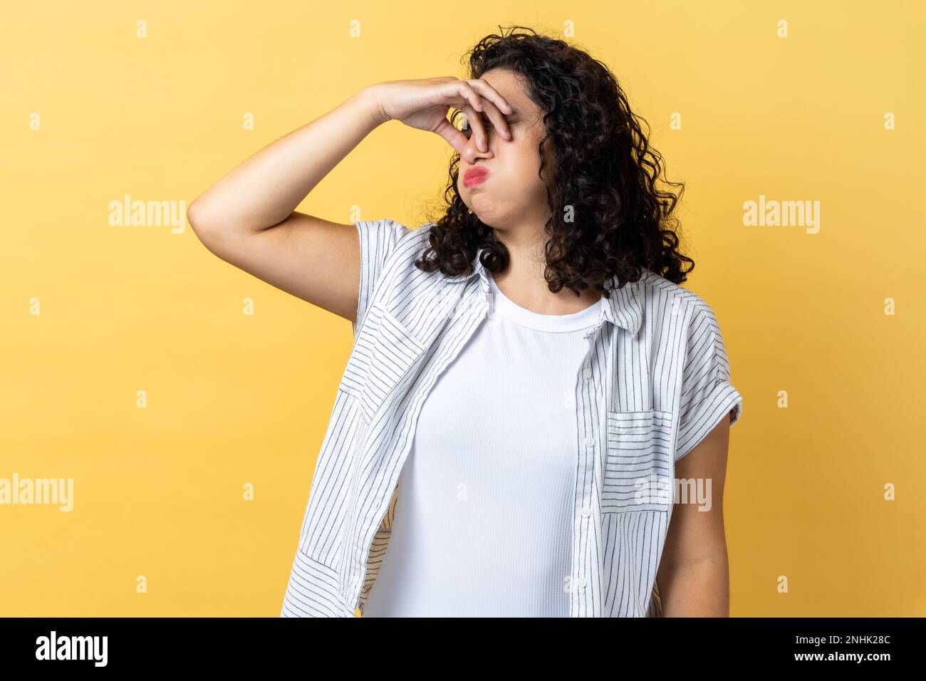 Woman farting hi-res stock photography and images - Alamy