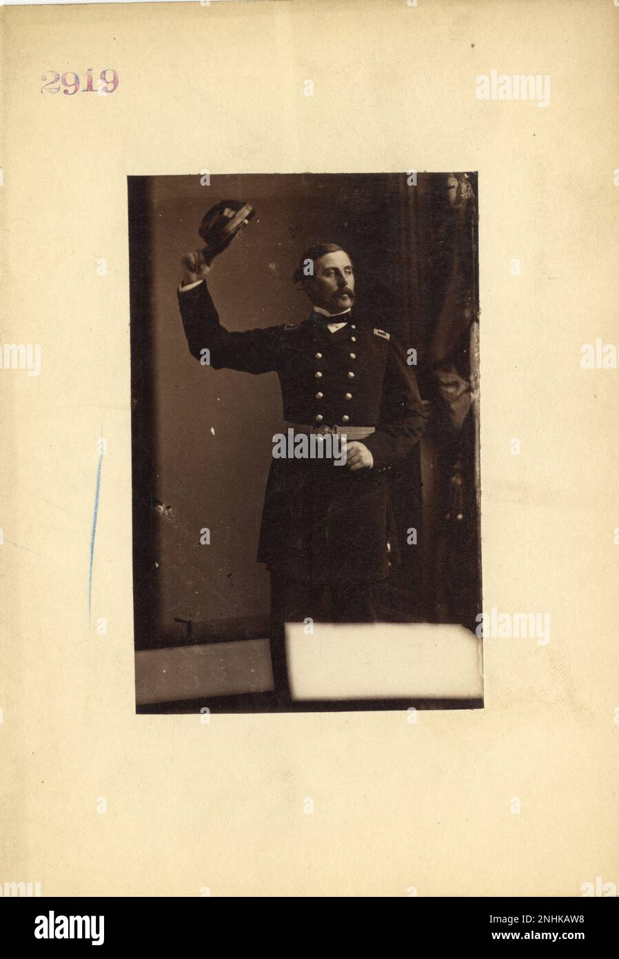 Gen. Stewart L. Woodford 19th Century Mathew Brady, Quartermaster, and Other Civil War Photographs Stock Photo