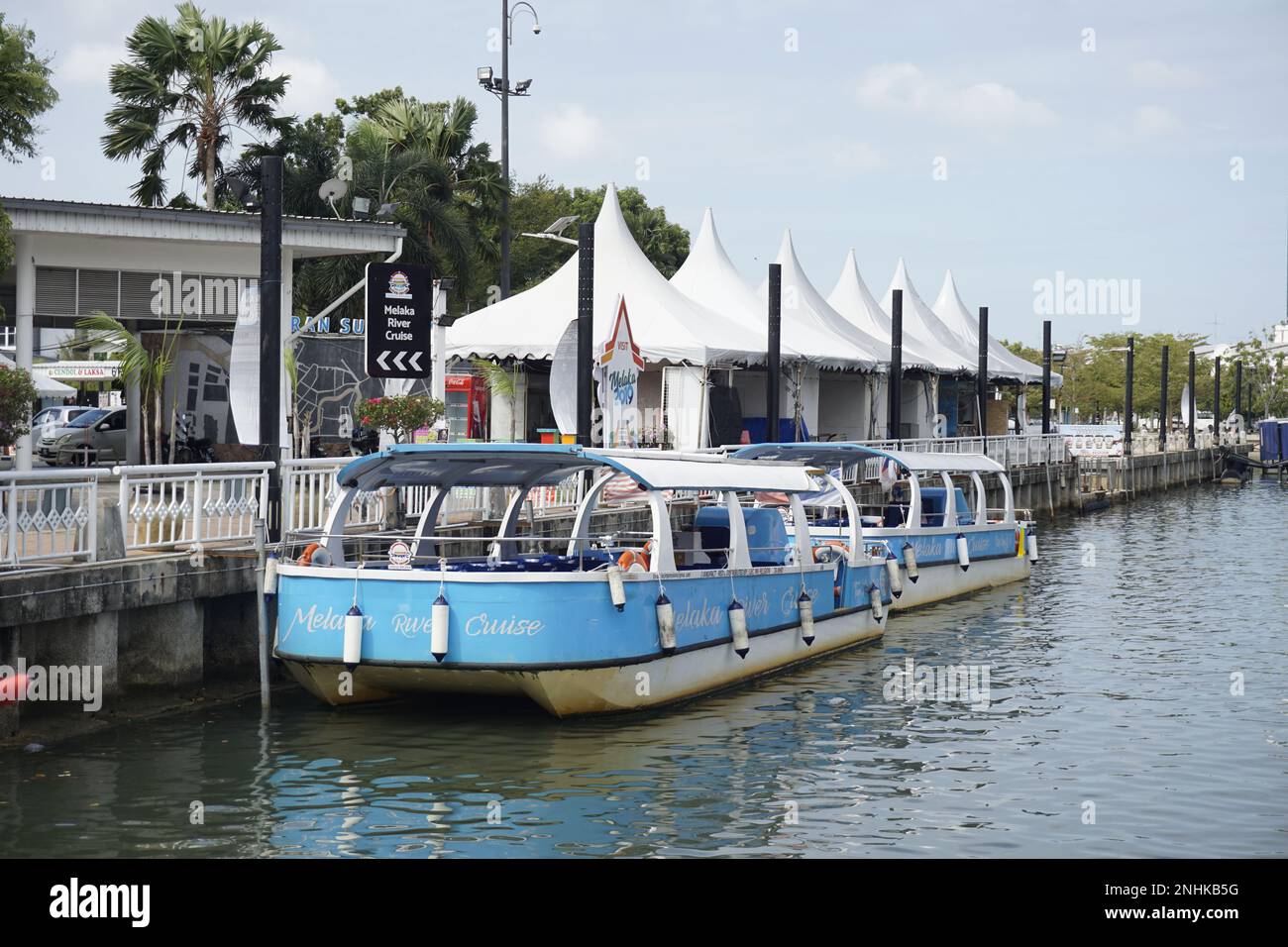 Melaka River cruise Stock Photo