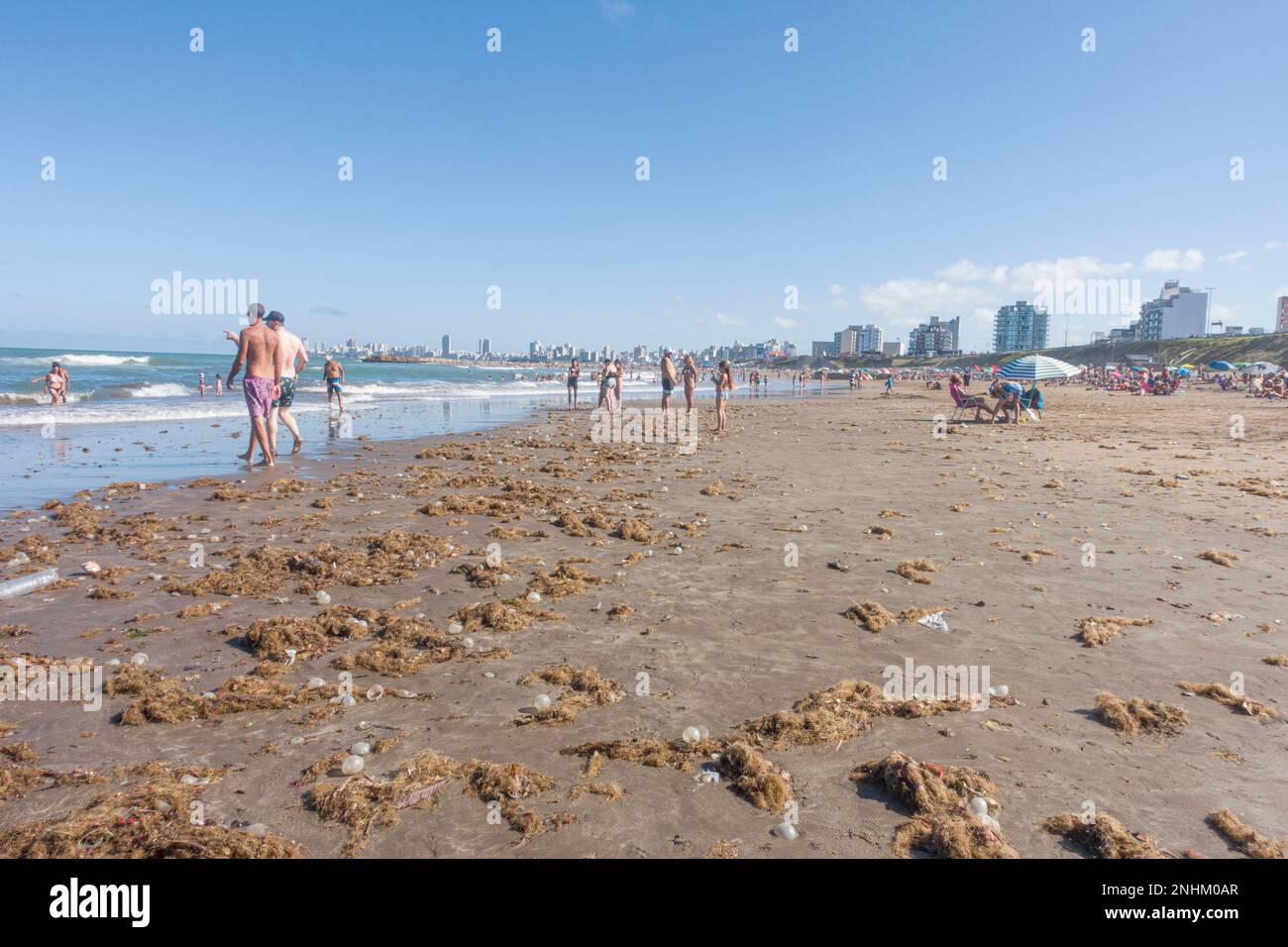 Tourists on the beaches , in Mar del Plata , Buenos Aires , Argentina Stock Photo Alamy