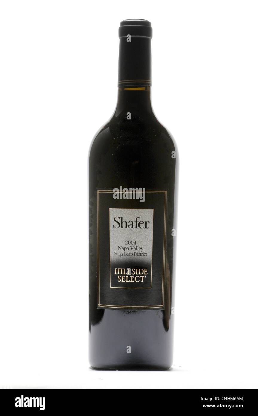 Shafer Hillside Select Cabernet Sauvignon 2004 photographed on