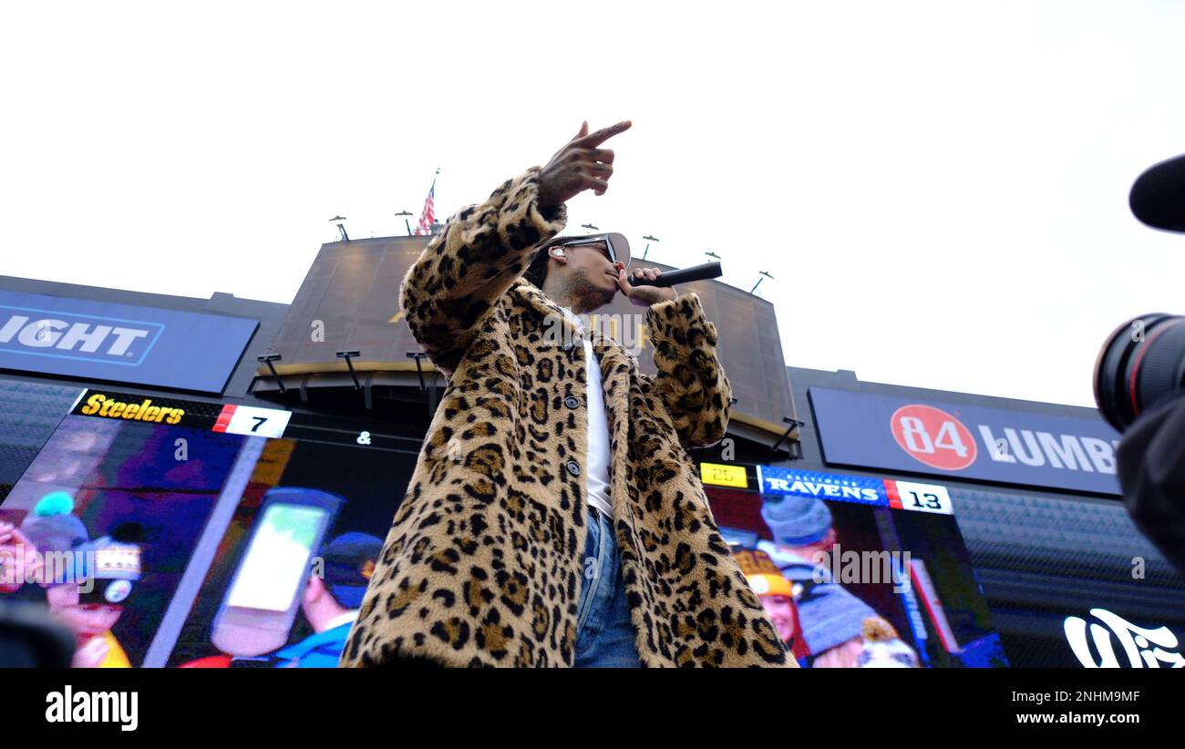 Pittsburgh, PA, USA. 11th Dec, 2022. Wiz Khalifa during the Steelers vs  Ravens game in Pittsburgh, PA. Jason Pohuski/CSM/Alamy Live News Credit:  Cal Sport Media/Alamy Live News Stock Photo - Alamy