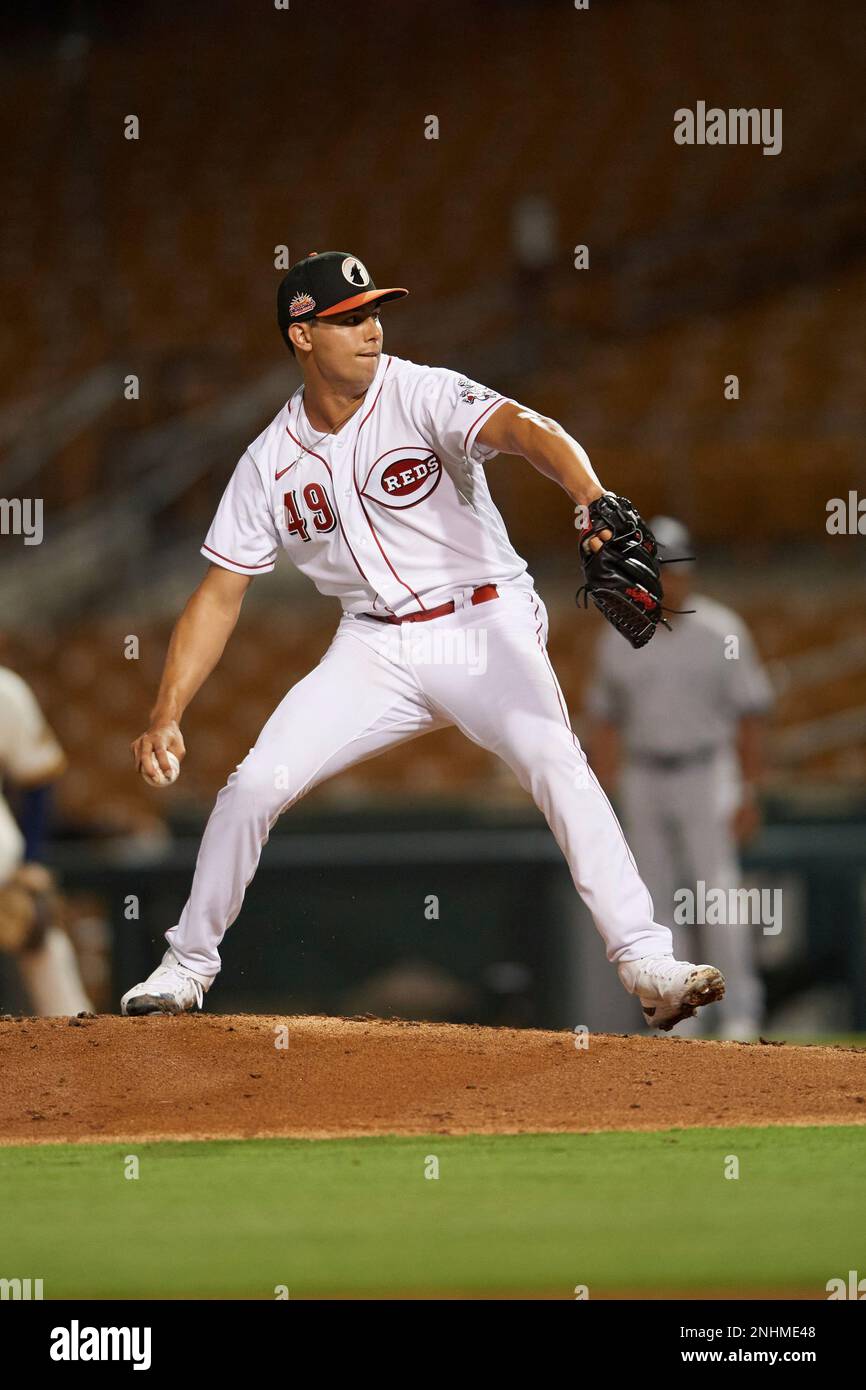 Glendale Desert Dogs starting pitcher Christian Roa (49) (Cincinnati ...