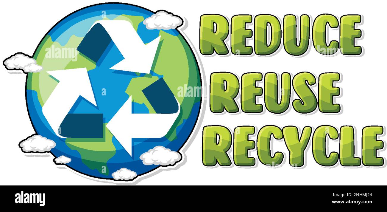 set reduce reuse recycle Stock Vector Image & Art - Alamy