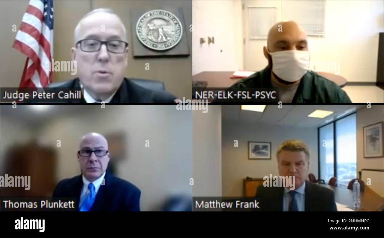 In this screen grab from video provided by the Minnesota Attorney