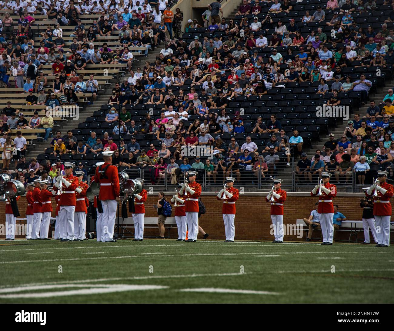 Marines with the Battle Color Detachment, “The Commandant’s Own,” U.S