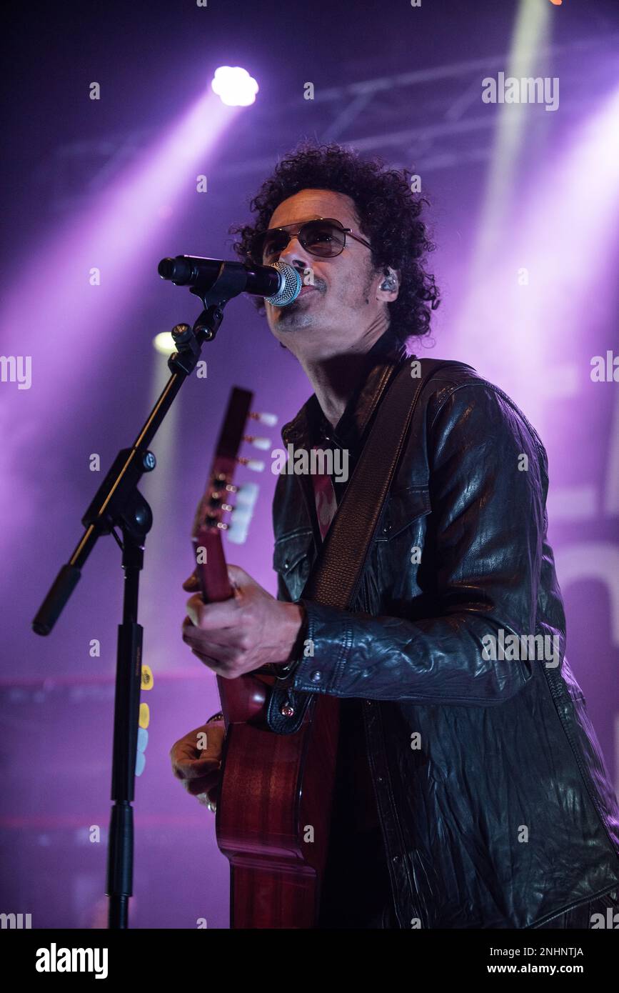Milan, Italy. 21st Feb, 2023. Eagle-Eye Lanoo Cherry live at Santeria Social Club in Milan for the BACK ON TRACK WORLD TOUR 2023, in Milan, Itlay, on February 21, 2023 (Photo by Romano Nunziato/NurPhoto) Credit: NurPhoto SRL/Alamy Live News Stock Photo