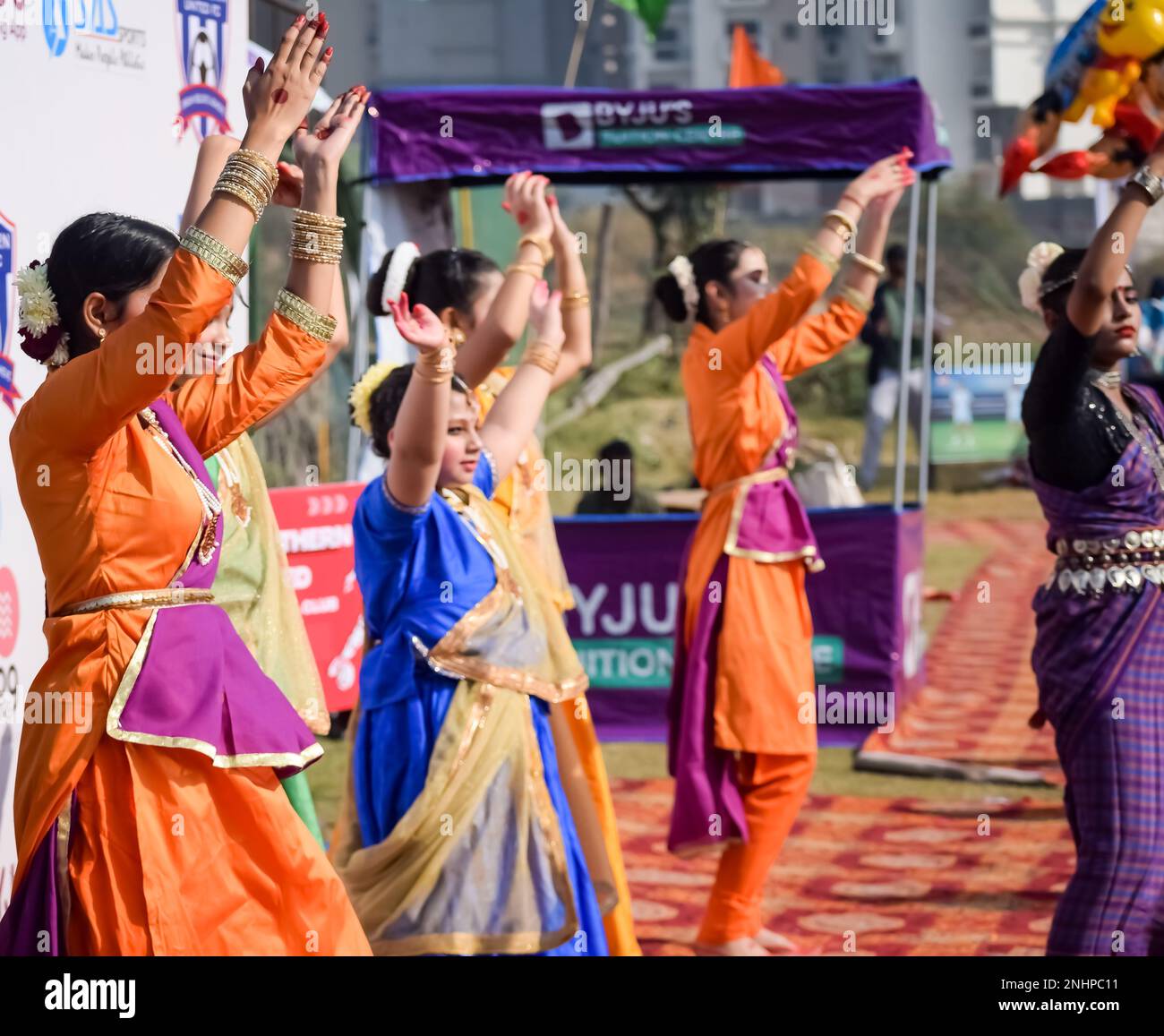 Delhi, India December 11 2022 Bharathanatyam Indian classical