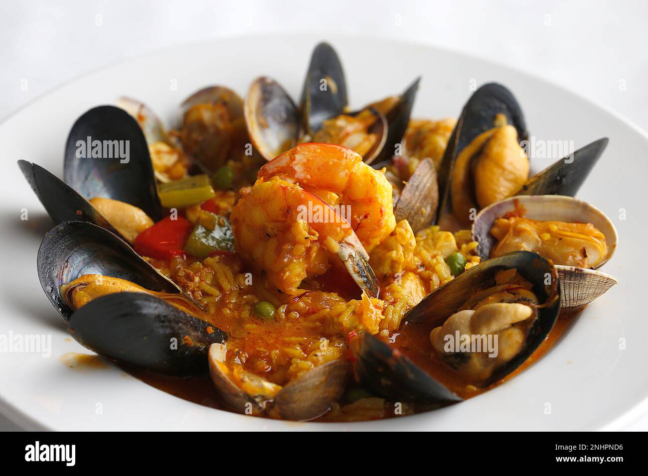 Seafood paella at Miramar Beach restaurant on Wednesday, March 15, 2017