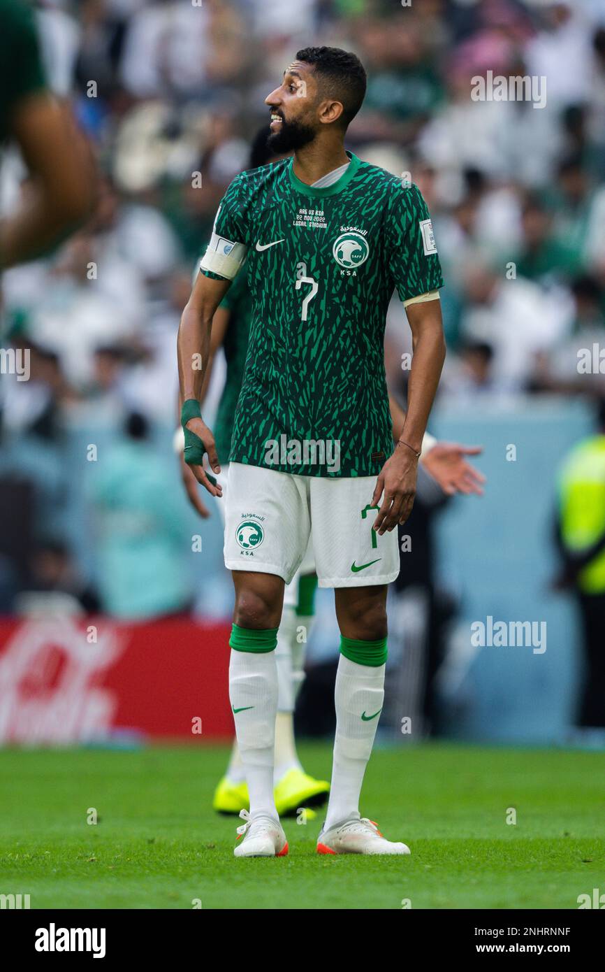LUSAIL, QATAR - NOVEMBER 22: Saudi Arabia midfielder Salman Al Faraj ...