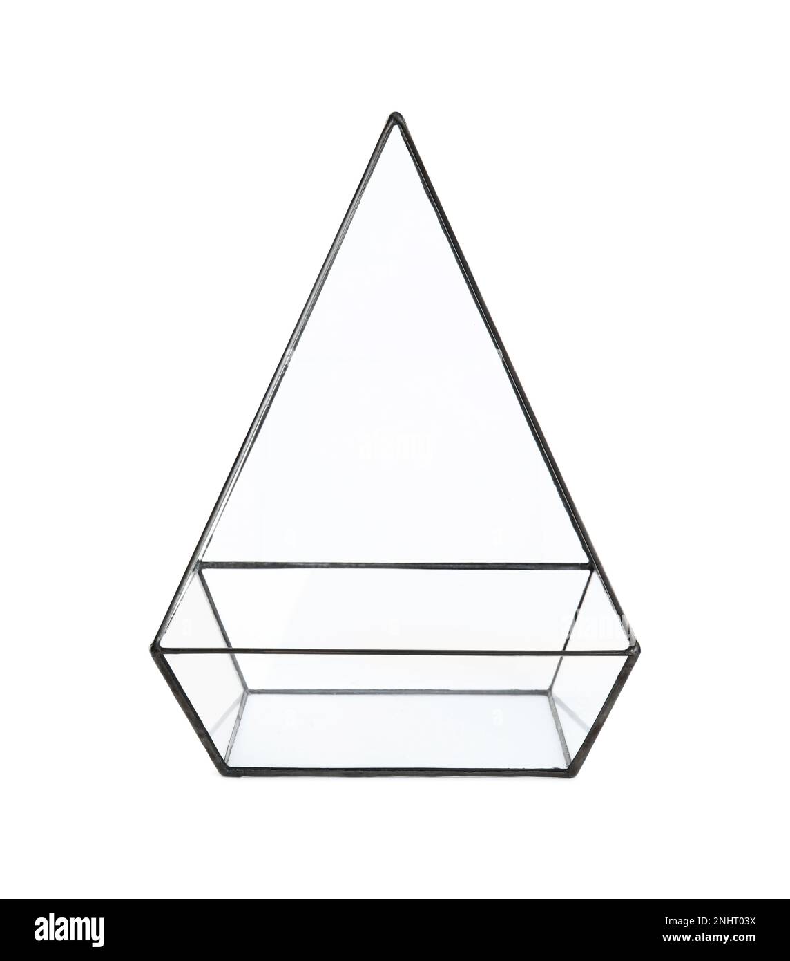 Transparent pyramid container Cut Out Stock Images & Pictures - Alamy