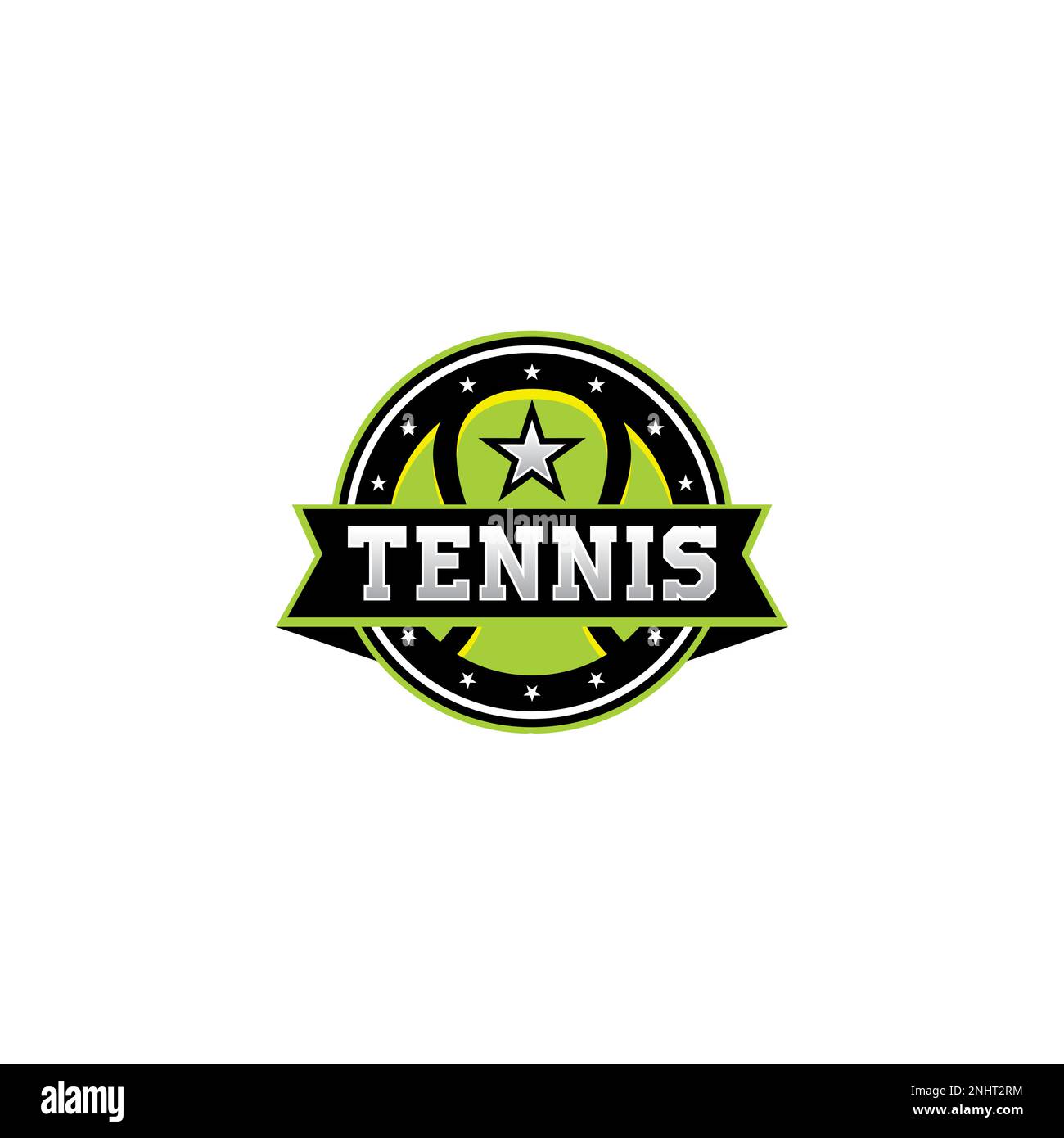 Tennis Logo, American Logo Sport. Tennis Club Logo Design Stock Vector