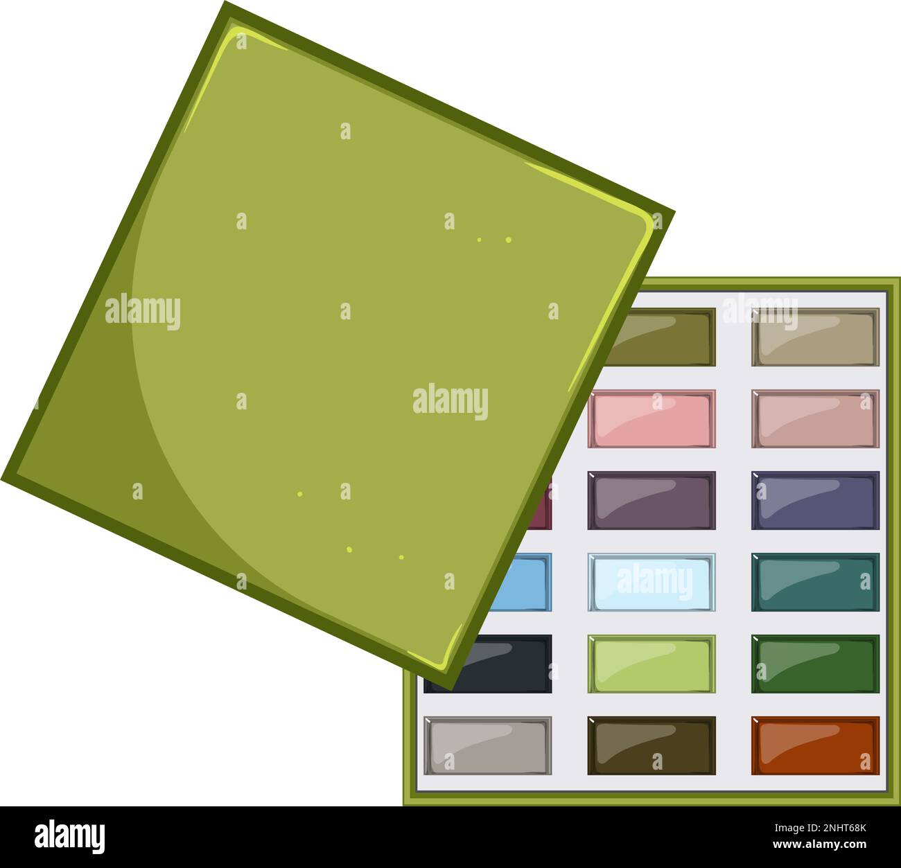 art paint watercolor cartoon vector illustration sign Stock Vector ...