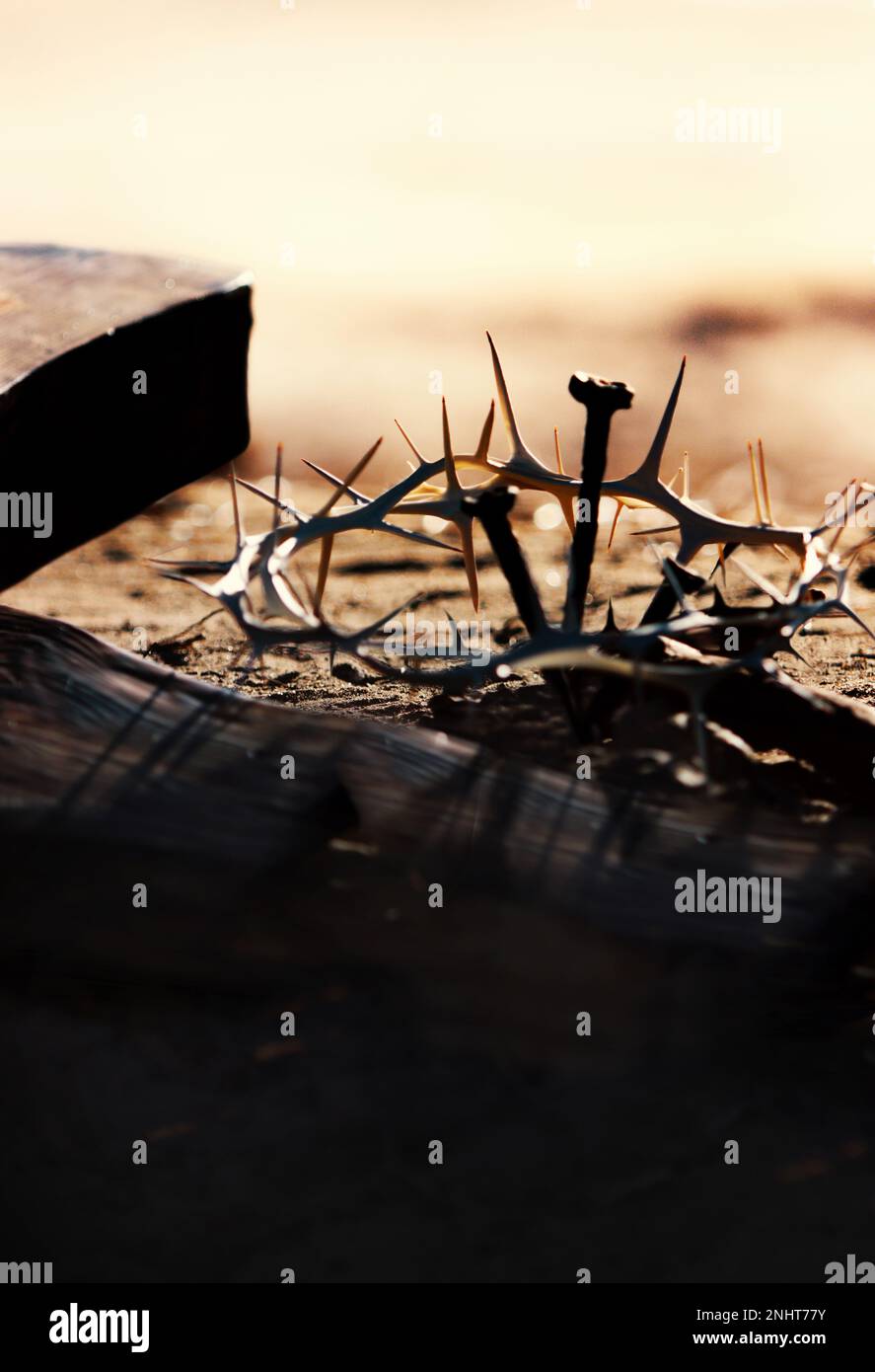 Jesus christ crown of thorns hi-res stock photography and images - Alamy