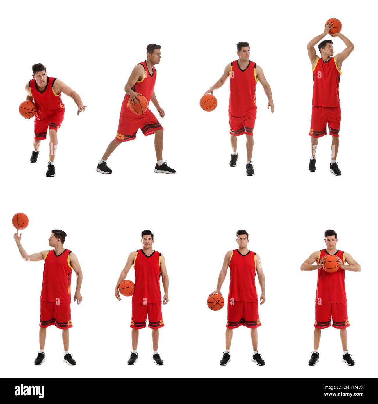 professional-sportsman-playing-basketball-on-white-background-collage