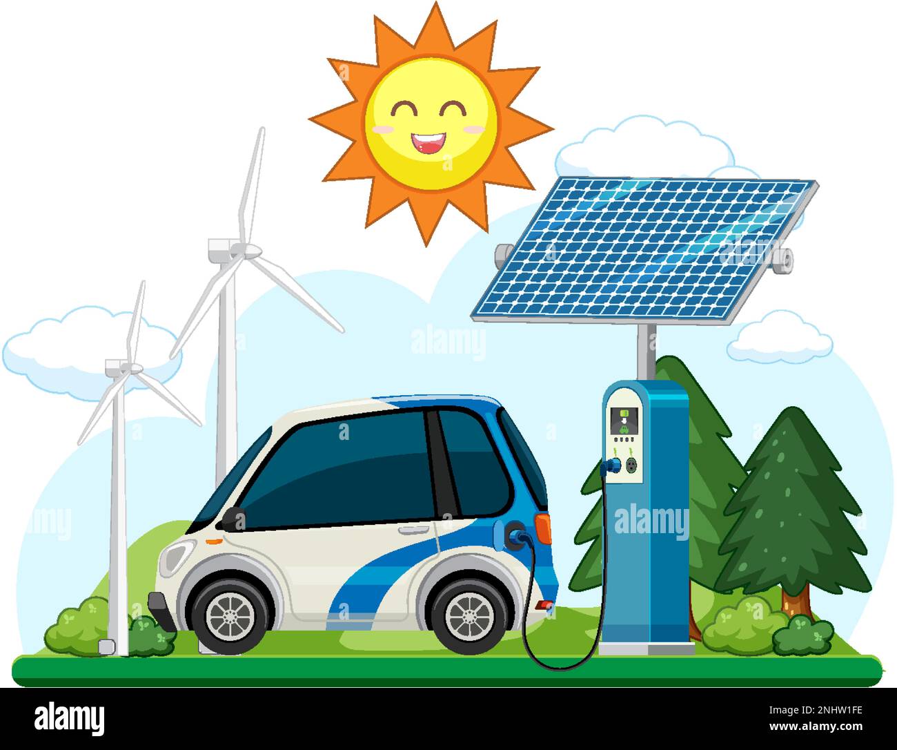 Green energy vector concept illustration Stock Vector Image & Art - Alamy