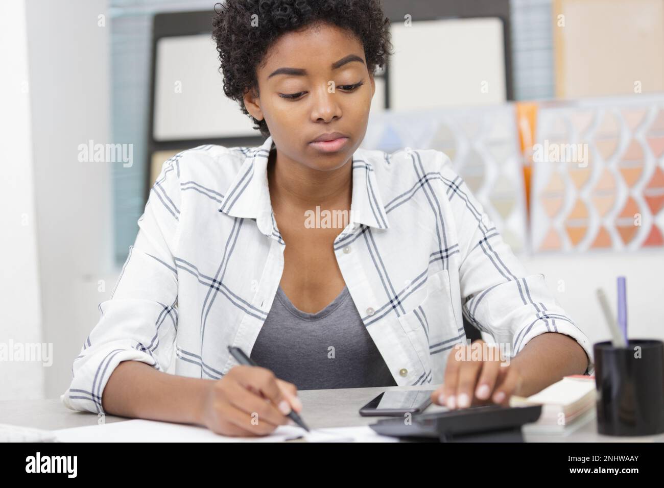 Working on finances hires stock photography and images Alamy