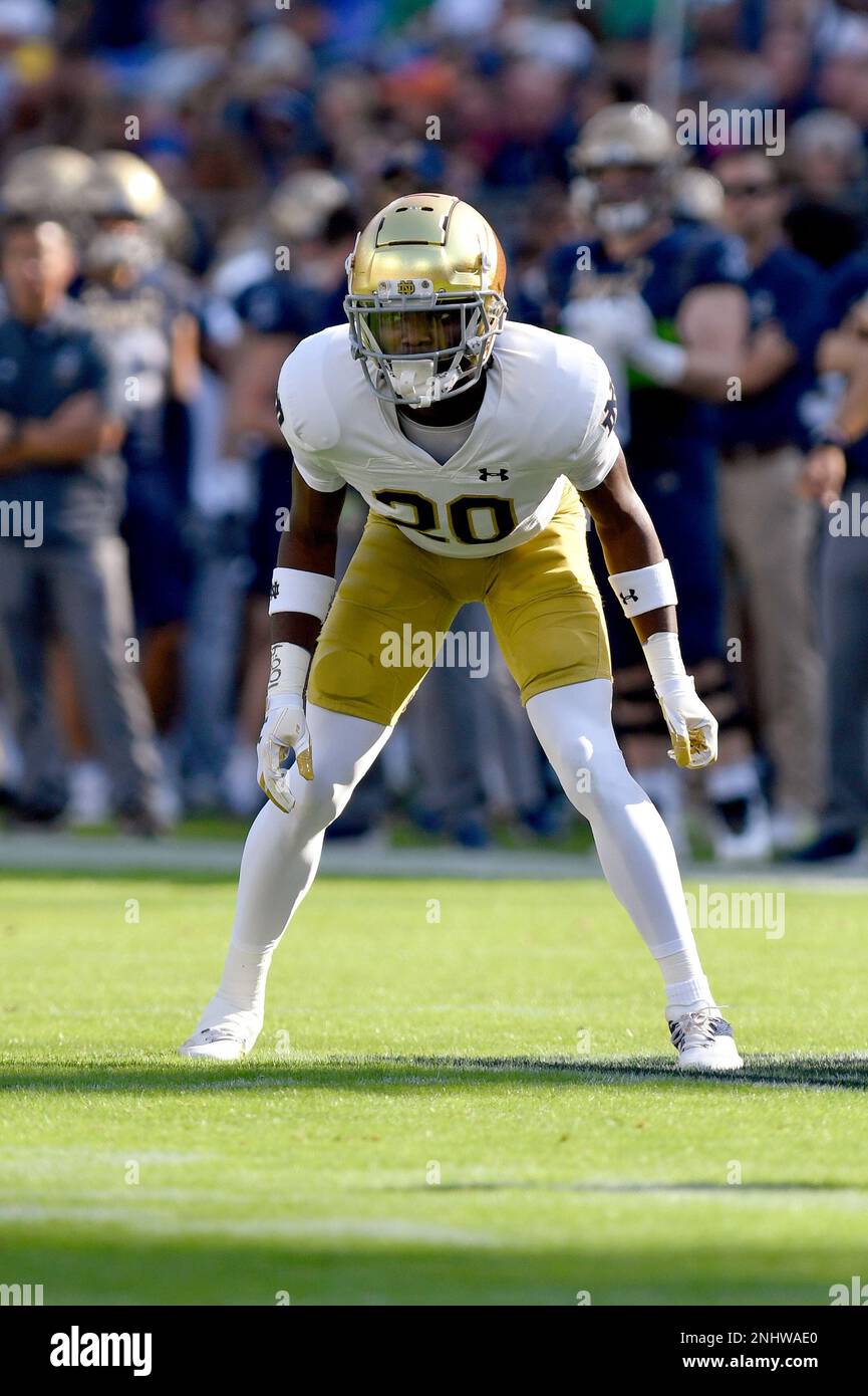 BALTIMORE, MD NOVEMBER 12 Notre Dame cornerback Benjamin Morrison