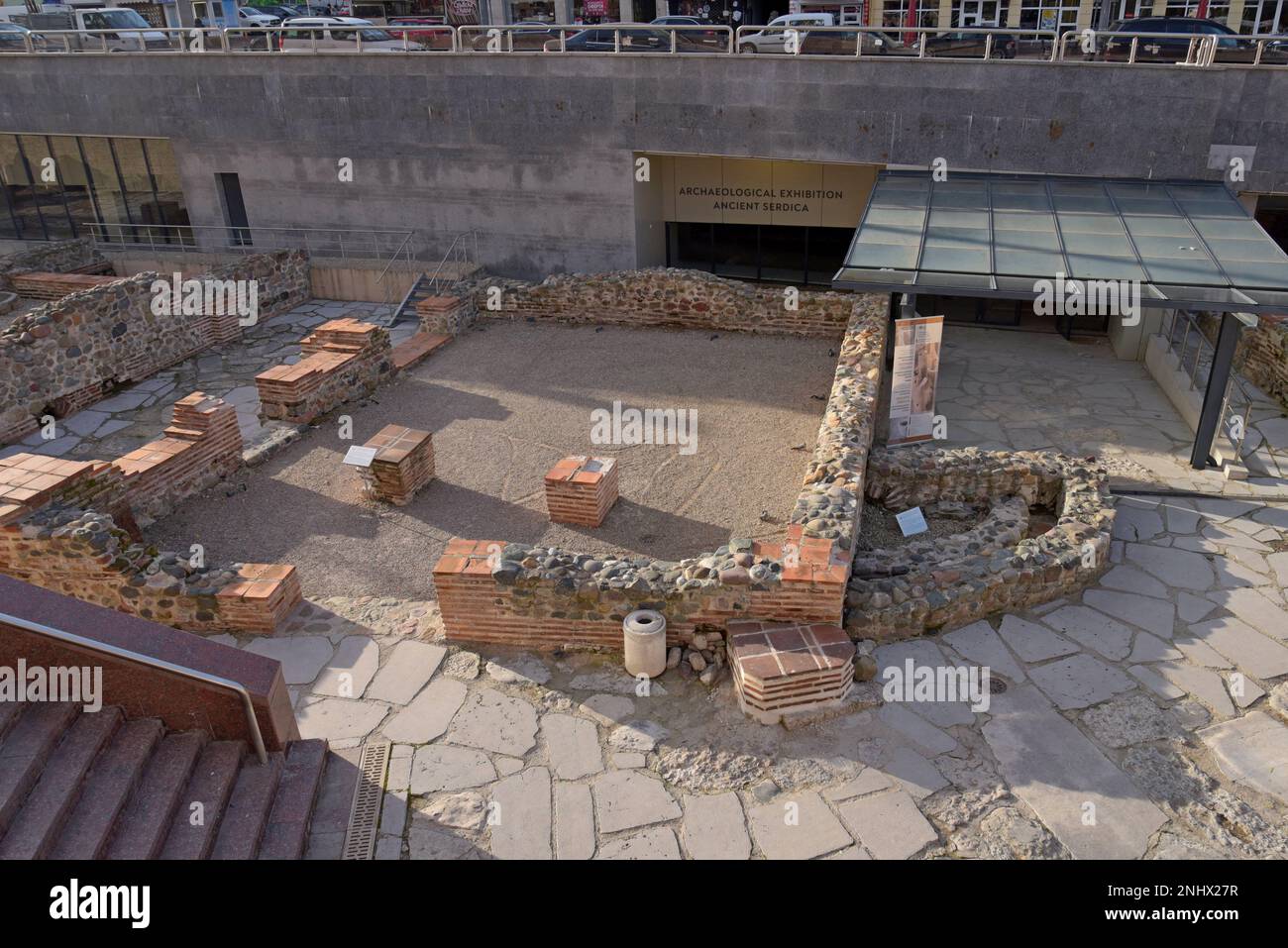 Serdika Archaeological Site, ruins of roman Serdika, uncovered during ...
