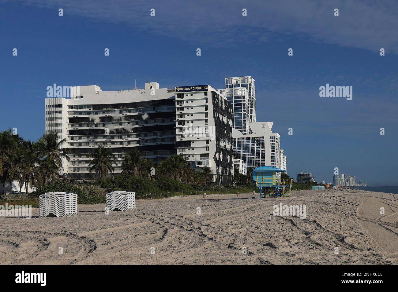 On Sunday, Nov. 13, 2022 Miami Beach's 17-story hotel tower of the ...