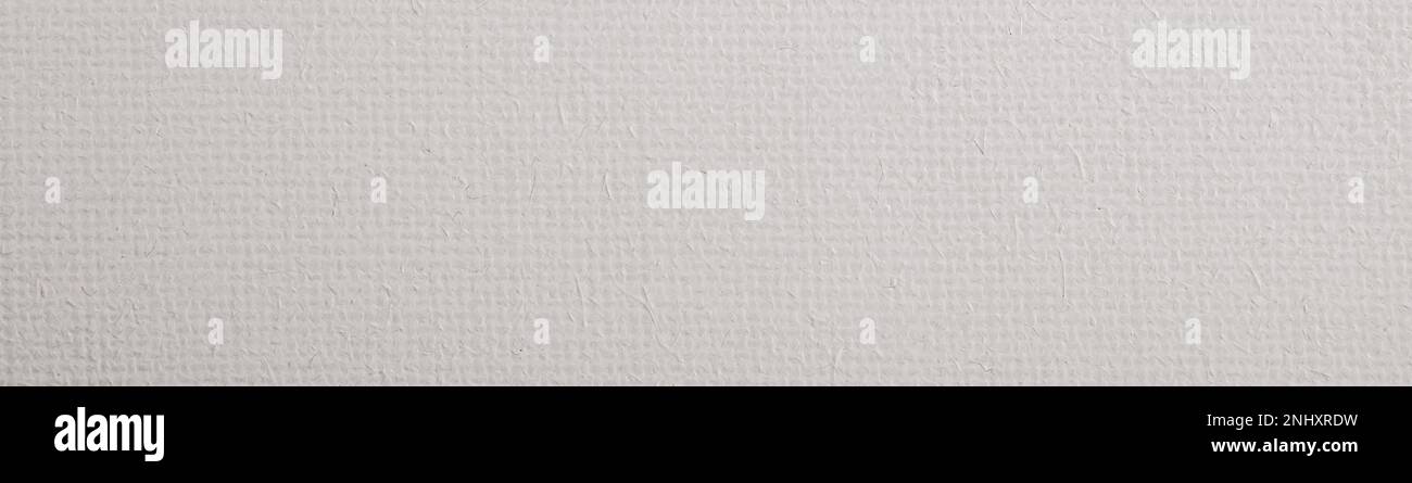 Blank white canvas as background. Horizontal banner design Stock Photo