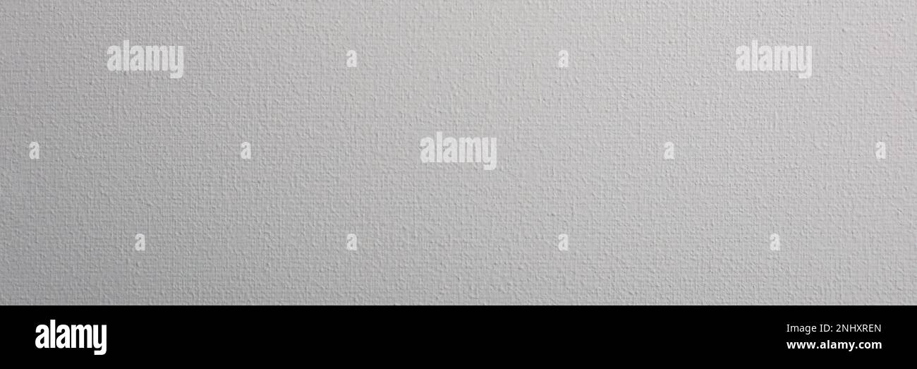 Blank white canvas as background. Horizontal banner design Stock Photo