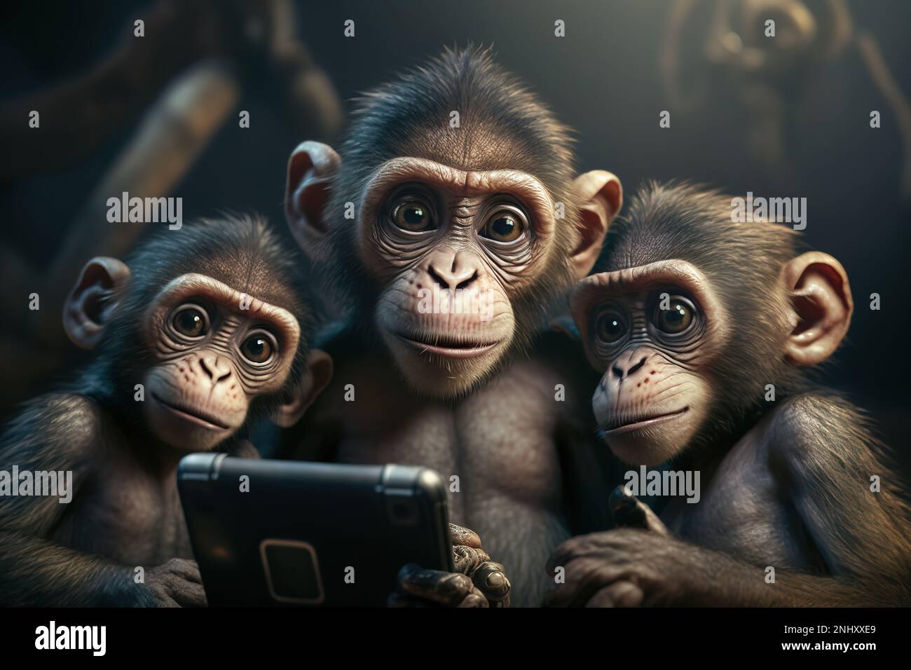 Three monkeys hi-res stock photography and images - Page 5 - Alamy