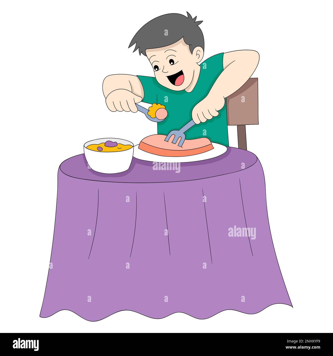 Table Full Of Food Clipart
