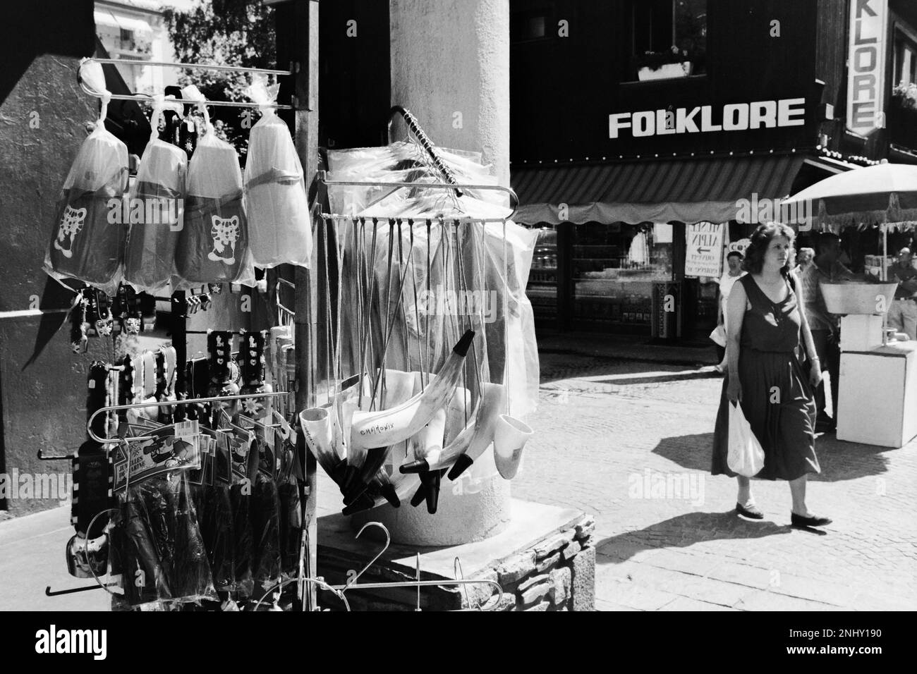 Archives 90ies: Chamonix Mont-Blanc, city center, Haute-Savoie, France ...