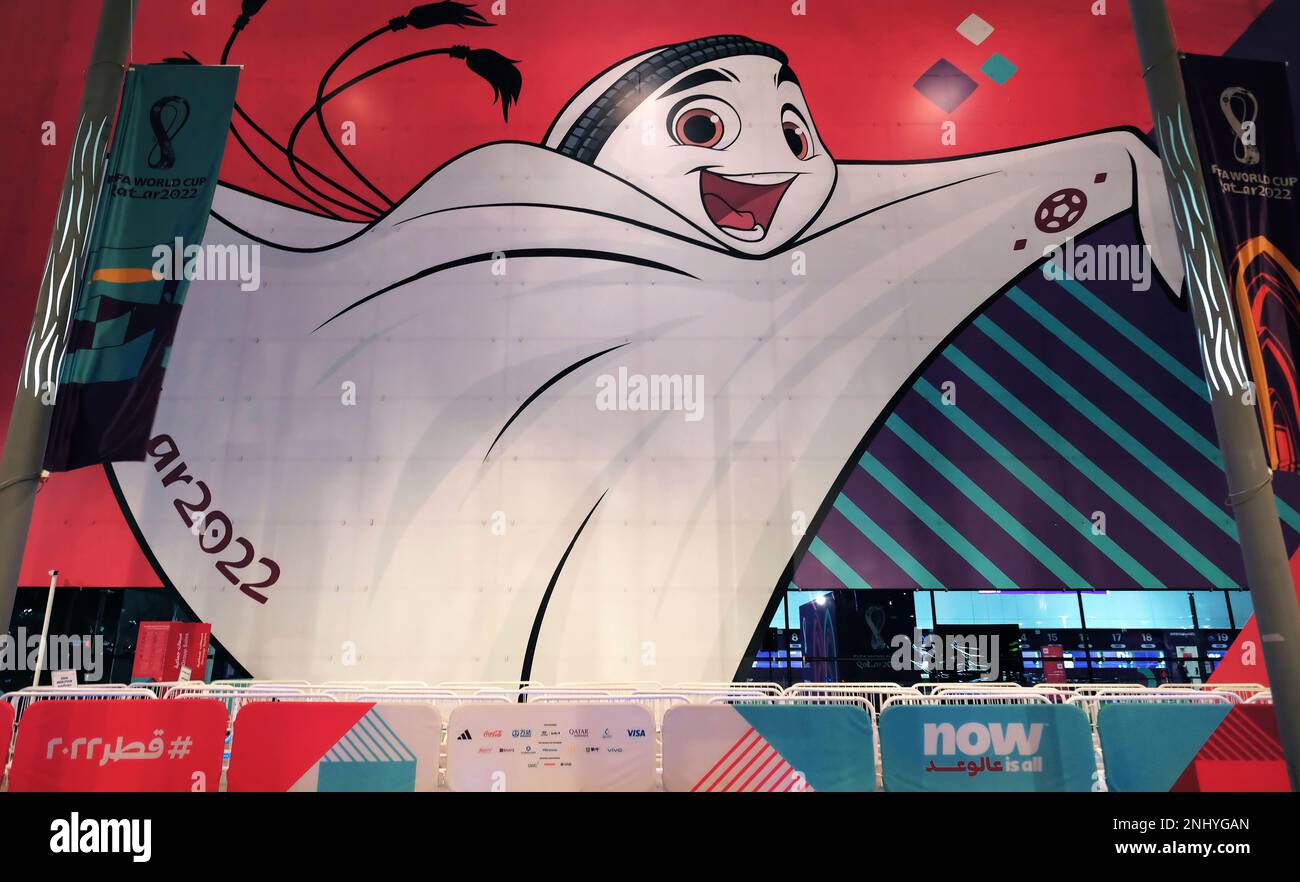 The Official Mascot character of FIFA World Cup Qatar 2022 "La'eeb" is