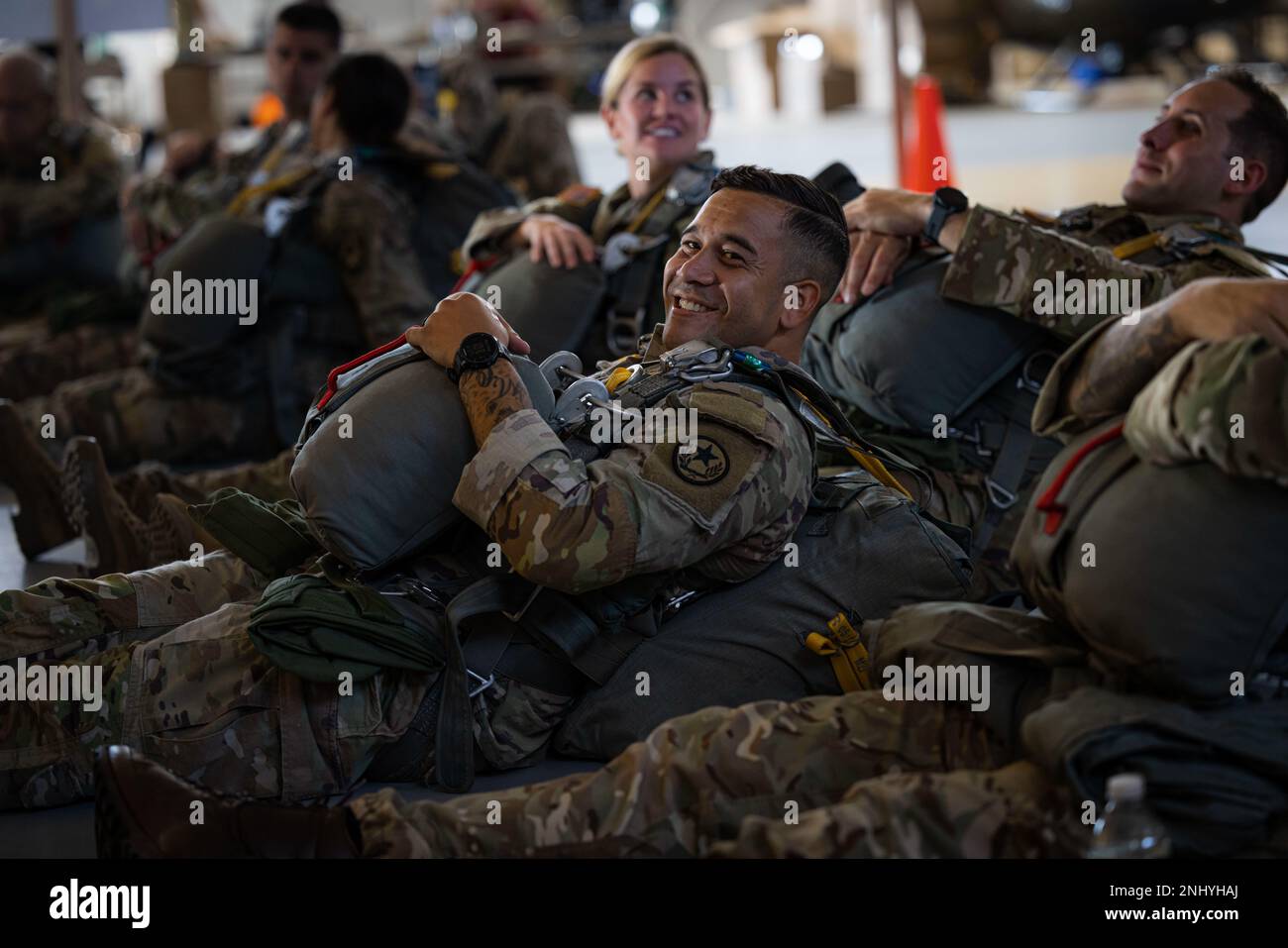 U.S. Army Paratroopers and International Paratroopers participate in