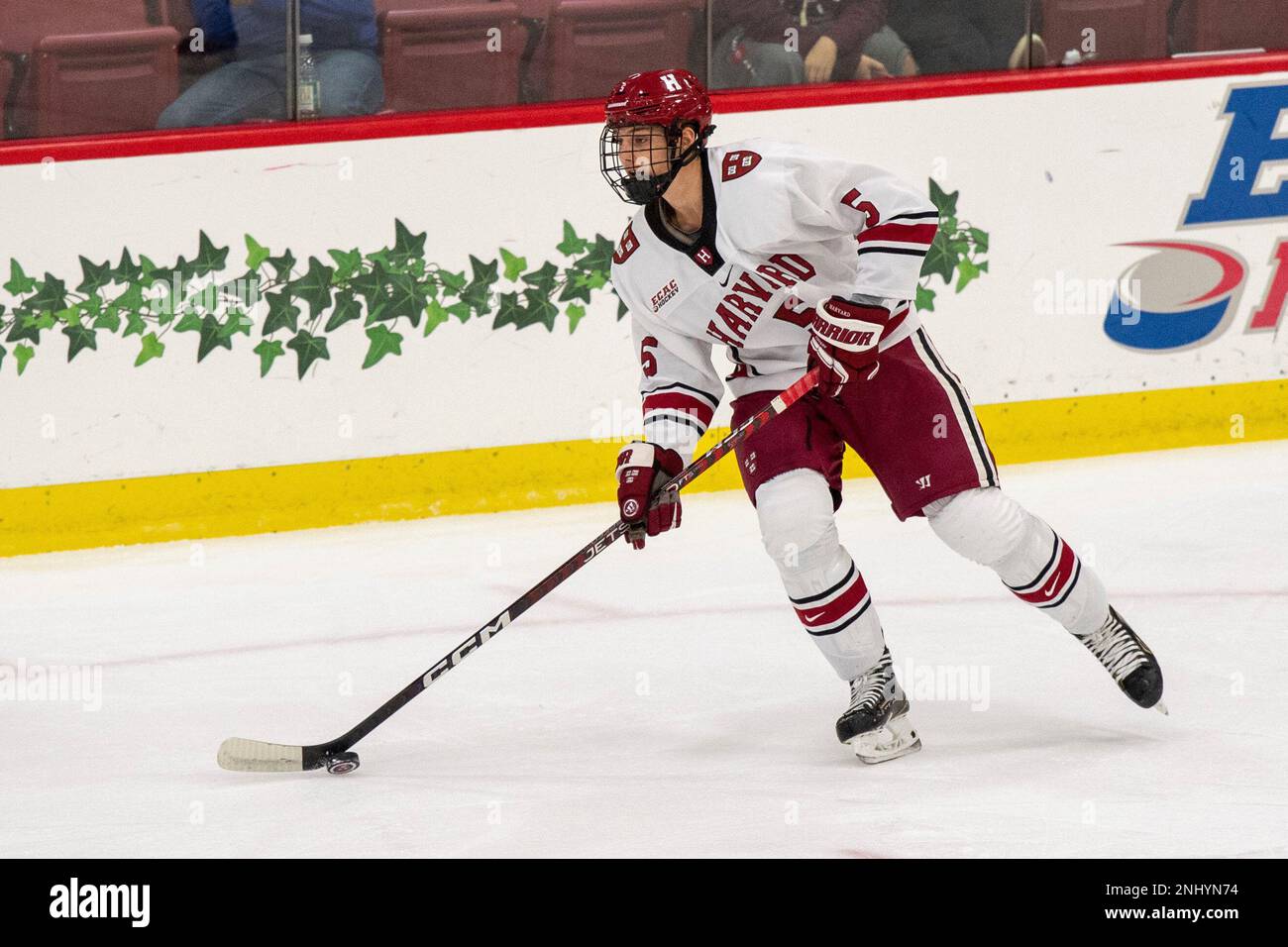 ALLSTON, MA NOVEMBER 04 Harvard Crimson defenseman Mason