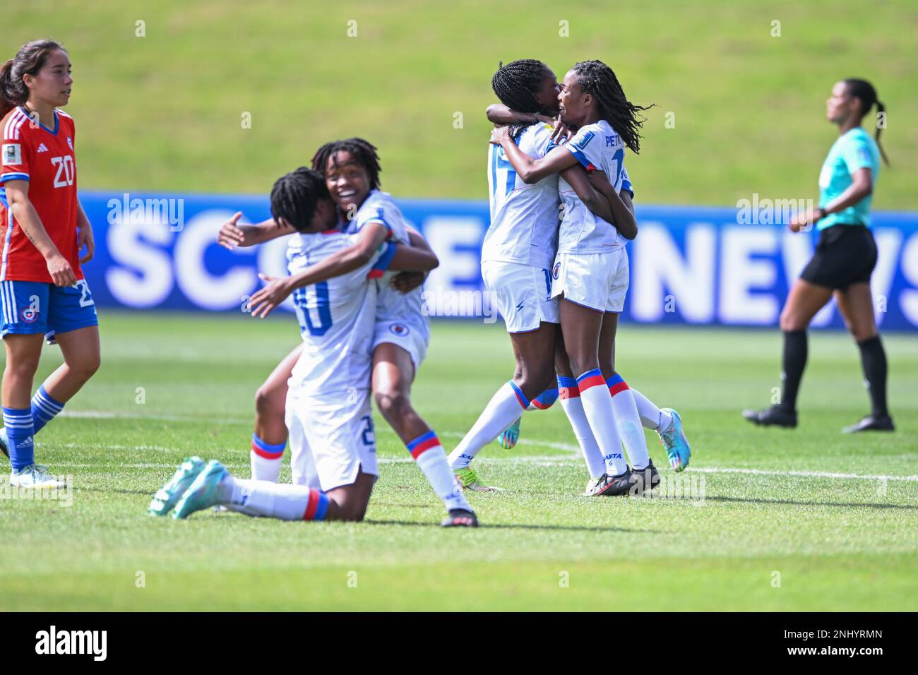 Auckland, New Zealand. 22nd Feb, 2023. Haiti National Women's soccer