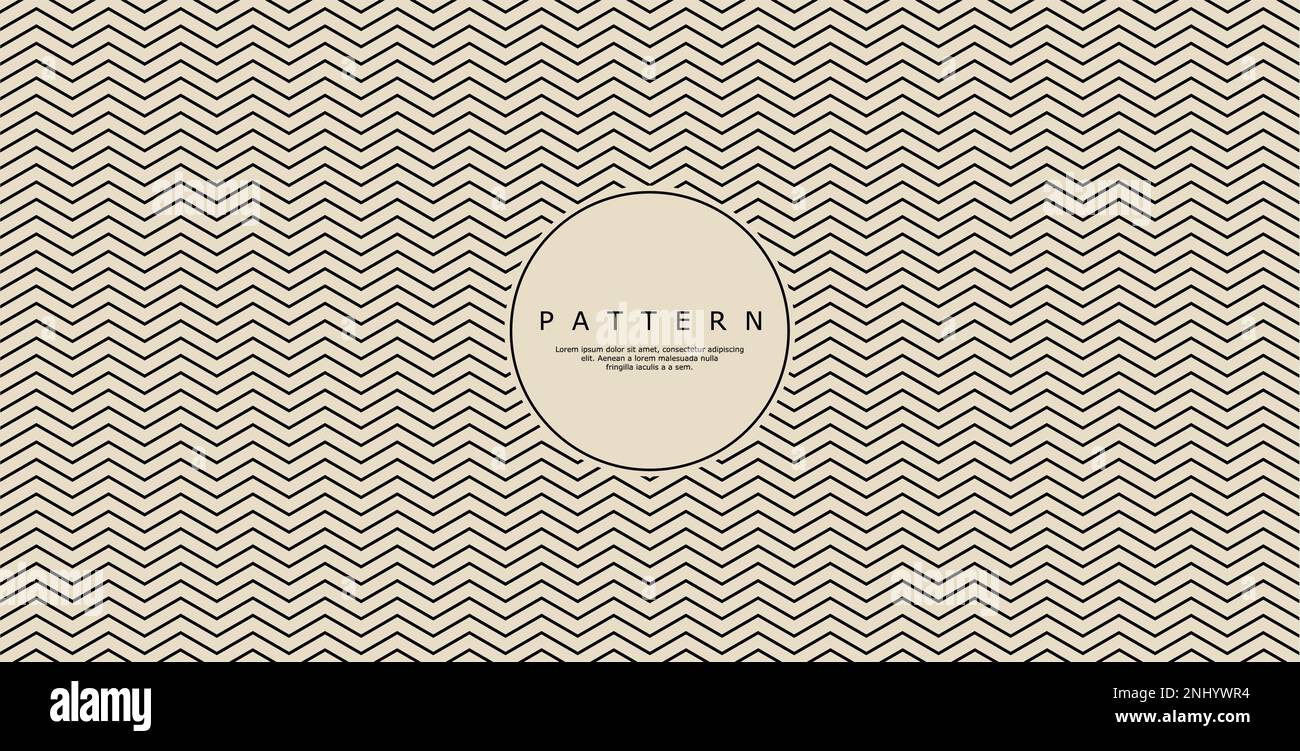 Zig zag straight wave abstract pattern design. Geometric arrow pattern ...