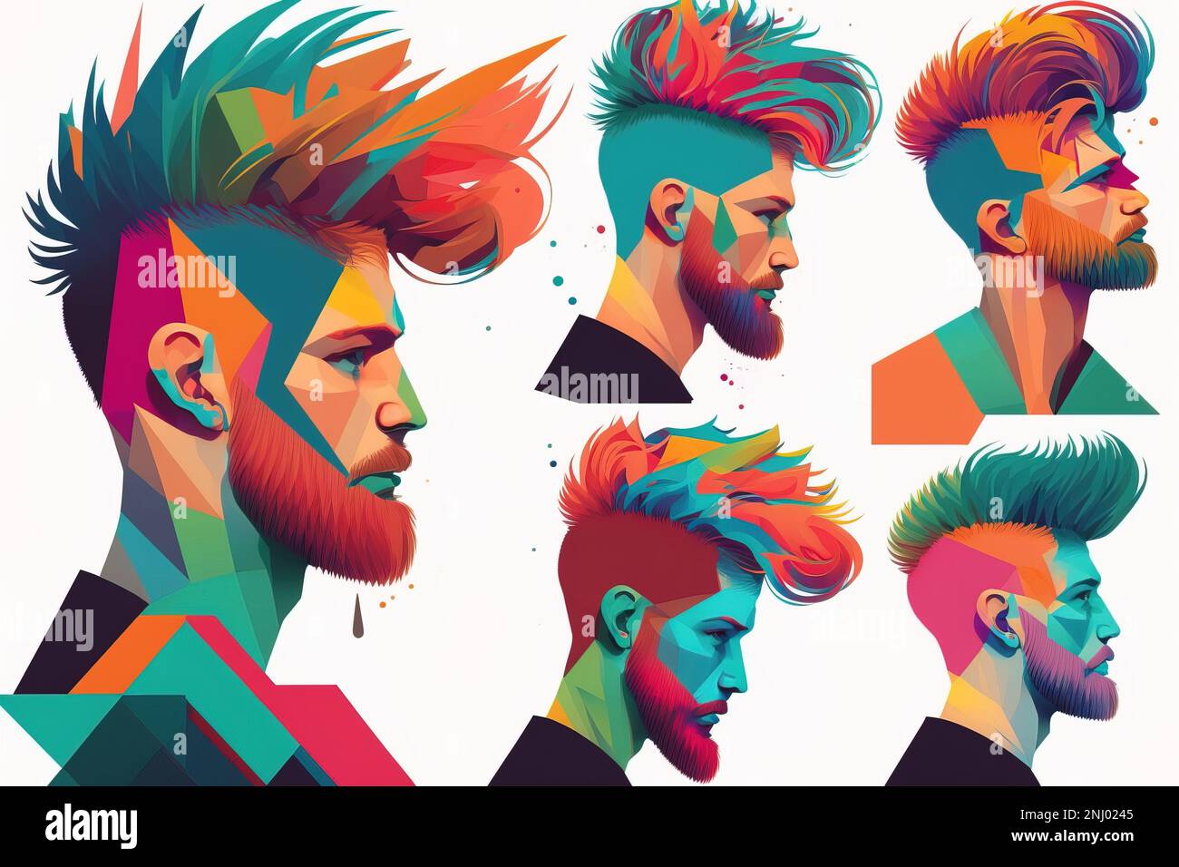Hair styles, men hi-res stock photography and images - Alamy