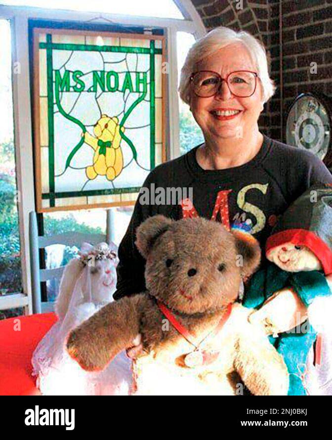 Teacher turned toymaker Jean Smoak Schell poses in this undated photo. Also  known as "Ms. Noah," Schell, 89, died on Oct. 28, 2022, in Holly Hill, S.C.  The former teacher was known