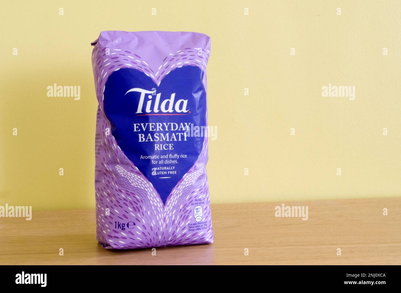 Packet of Tilda Everyday Basmati Rice, UK Stock Photo Alamy