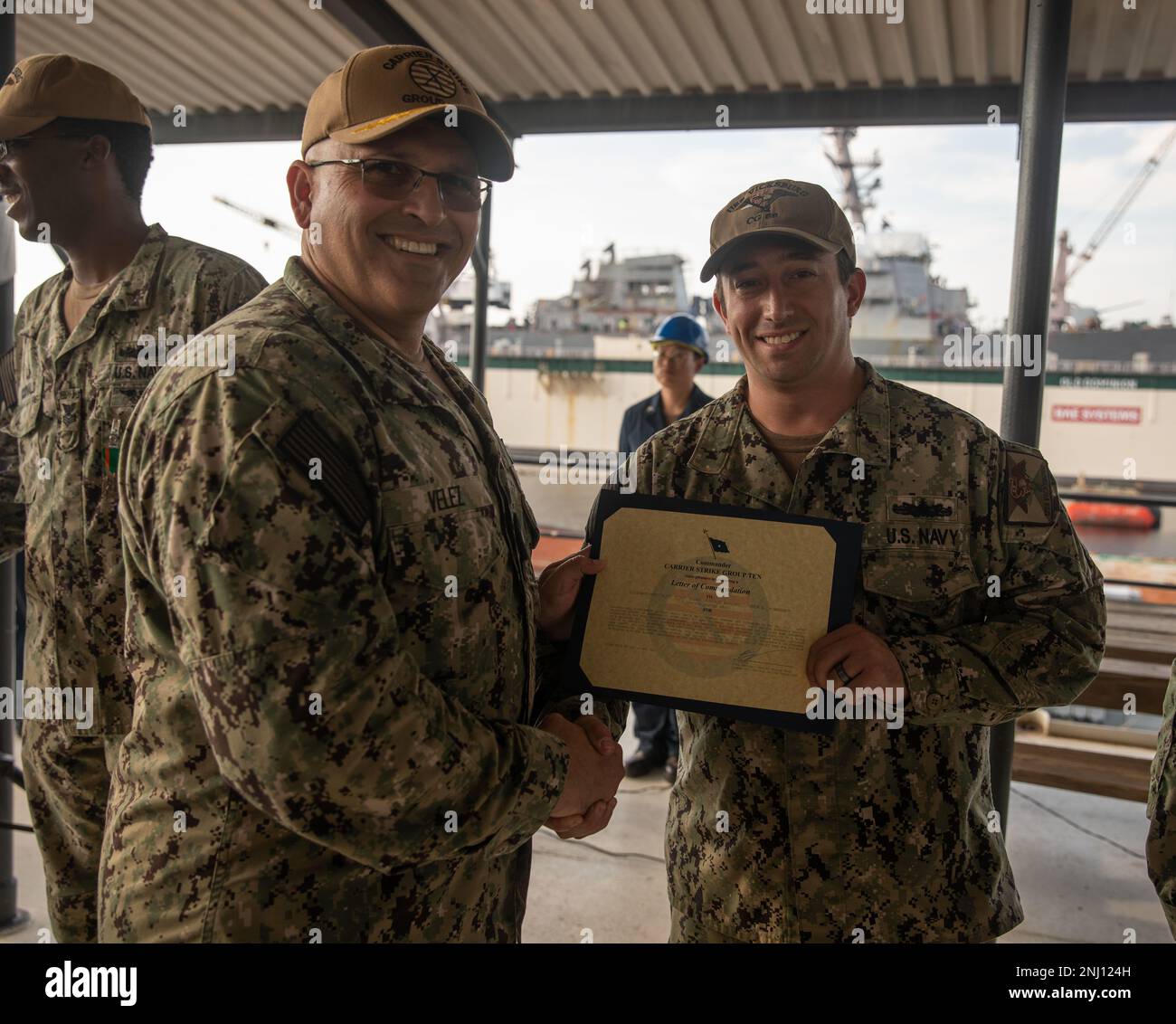 220804-N-FD648-1008 NORFOLK, VA – Rear Adm. Dennis Velez, commander ...