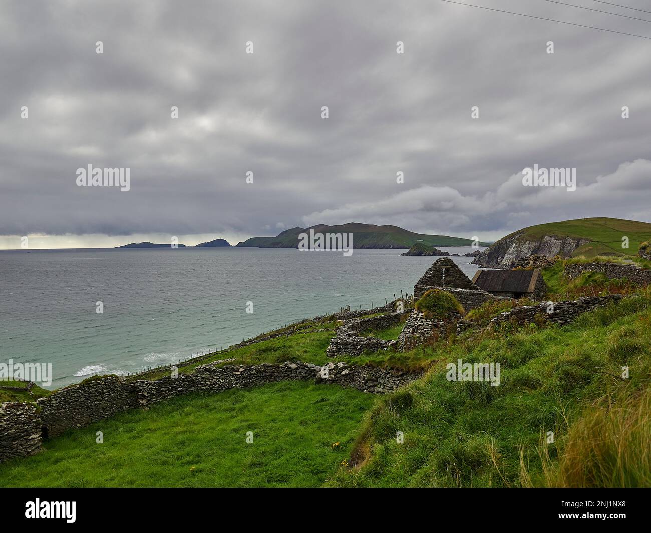 landscape of the coastline along the popular and iconic road of the