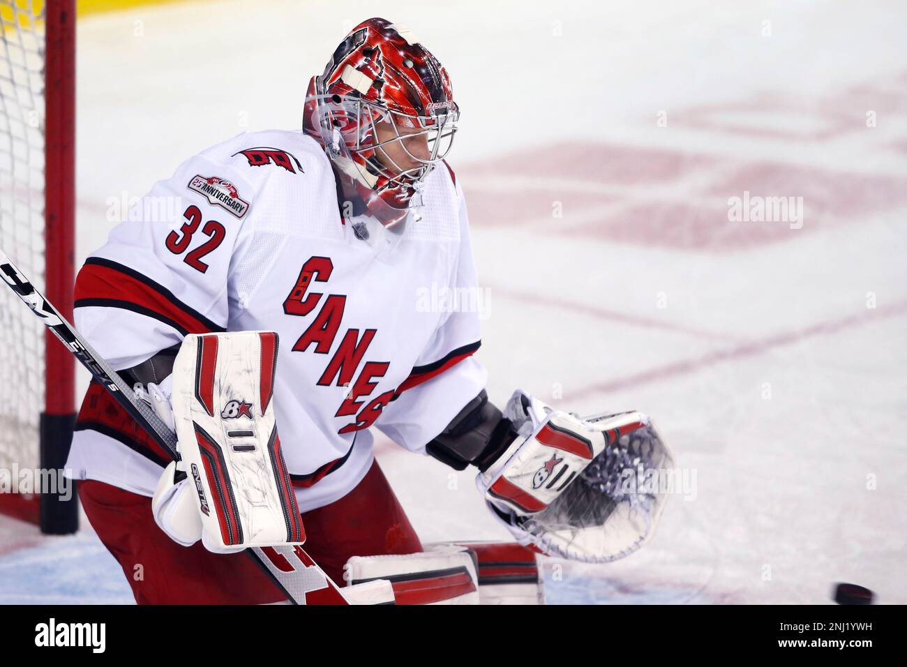 NHL profile photo on Carolina Hurricanes goalie Antti Raanta, from