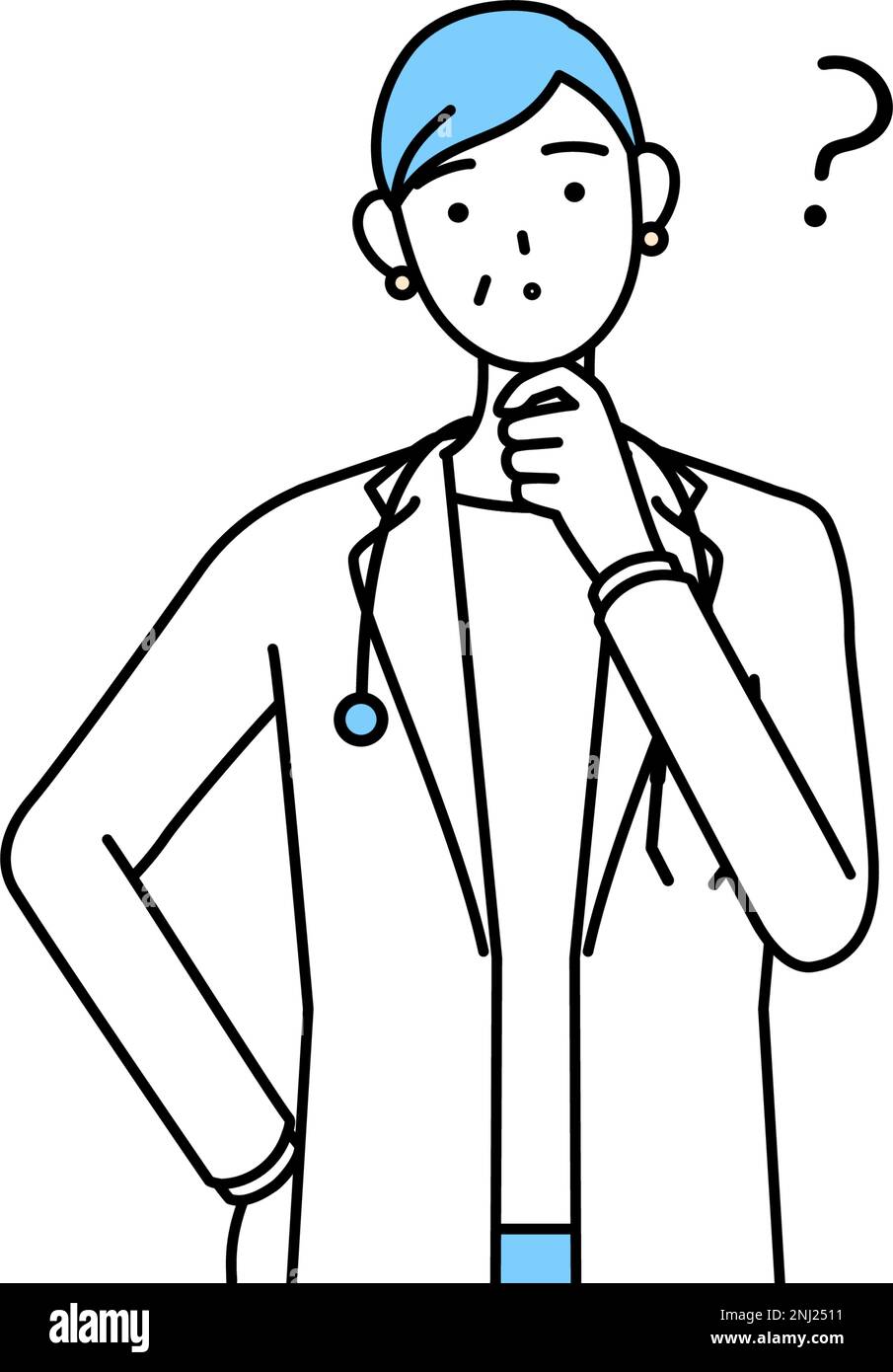 7991+ White Coat Mockup