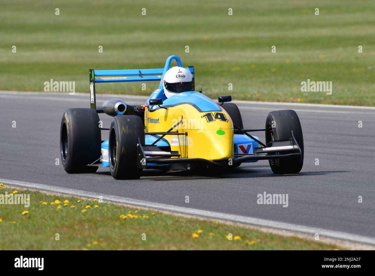 Robert Smith, Dallara F395, Monoposto Championship Group 2, Monoposto Racing Club, fifteen minutes of racing after a fifteen minute qualifying session Stock Photo