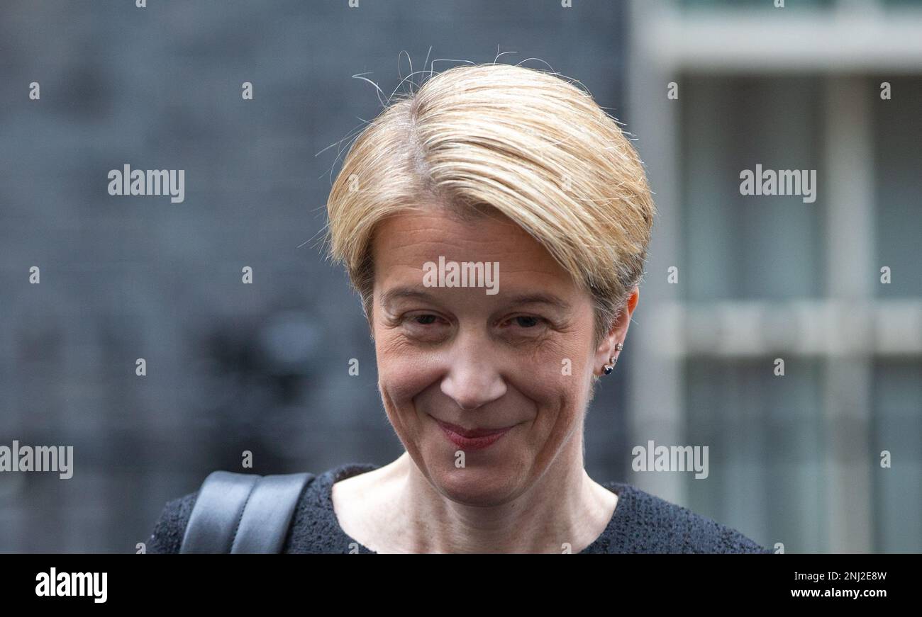 London, England, UK. 22nd Feb, 2023. Chief Executive Officer (CEO) of NHS England Amanda Pritchard is seen in Downing Street. (Credit Image: © Tayfun Salci/ZUMA Press Wire/Alamy Live News) EDITORIAL USAGE ONLY! Not for Commercial USAGE! Credit: ZUMA Press, Inc./Alamy Live News Stock Photo