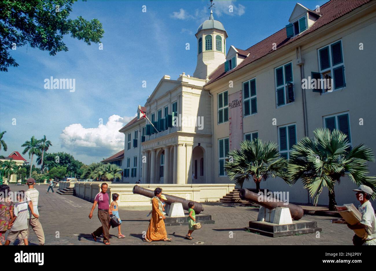 Indonesia, Jakarta. Former city hall, now the historical museum. Stock Photo