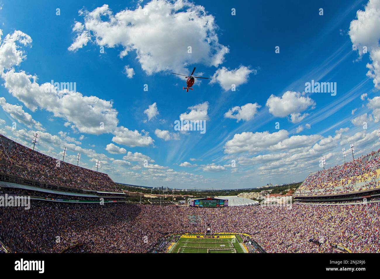 BATON ROUGE, LA OCTOBER 22 Tiger Stadium before a game between the