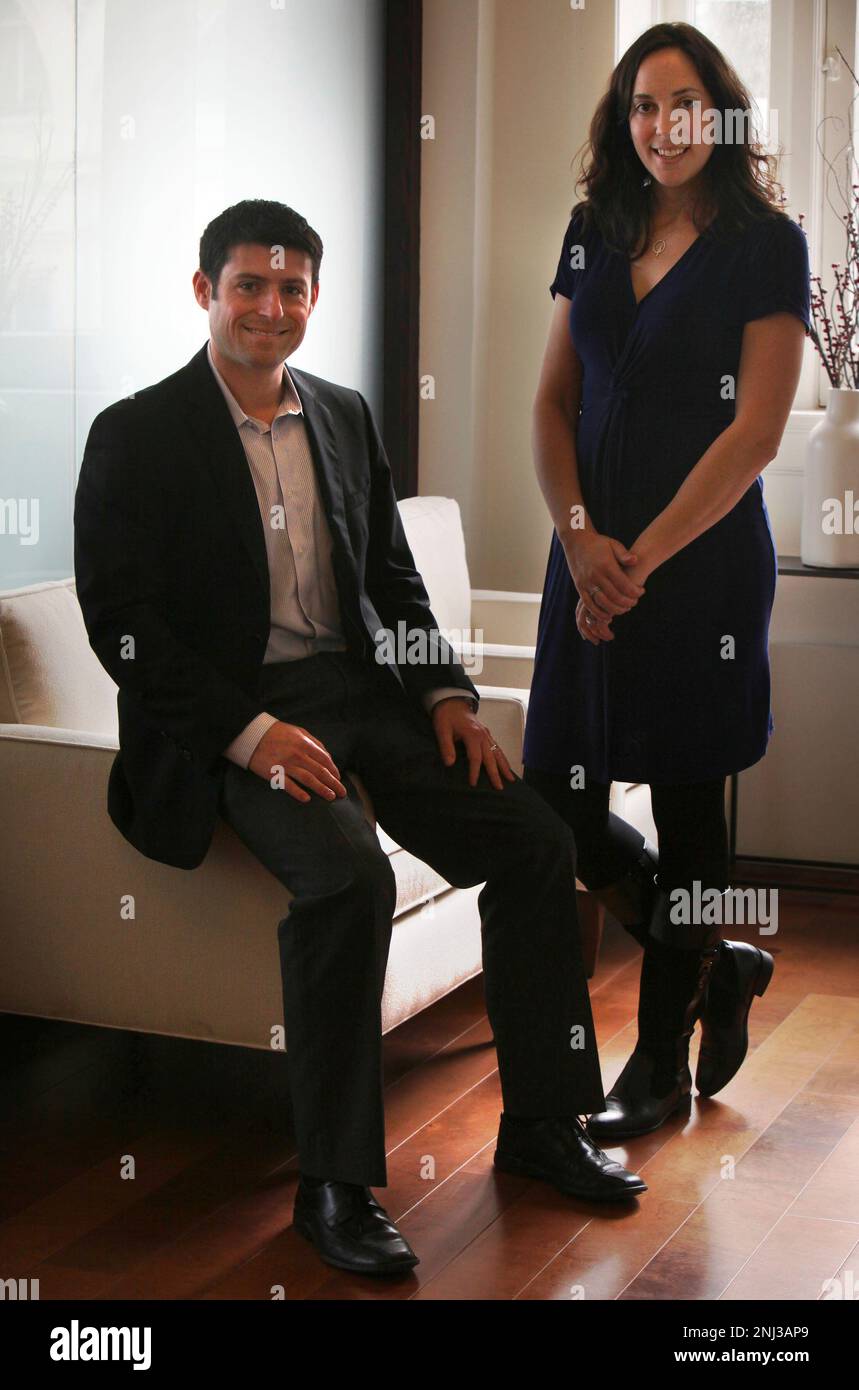 Eric Grossberg left and his business partner Beth Gerstein