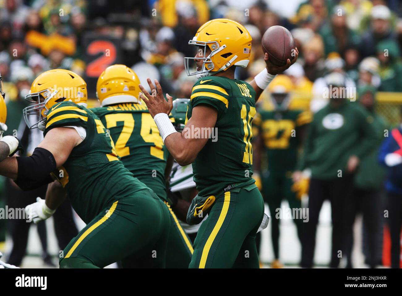 GREEN BAY, WI - OCTOBER 16: Green Bay Packers quarterback Jordan