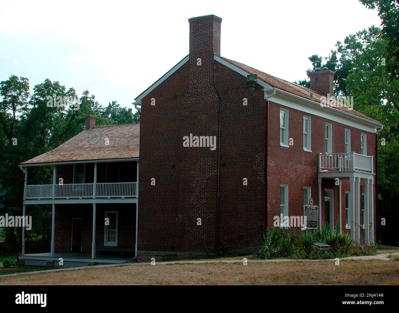 FILE - This undated photo shows the Shawnee Indian Mission in Fairway ...
