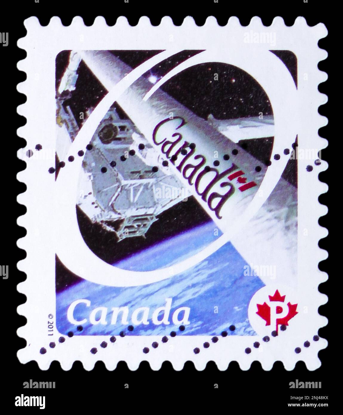 MOSCOW, RUSSIA FEBRUARY 15, 2023 Postage stamp printed in Canada