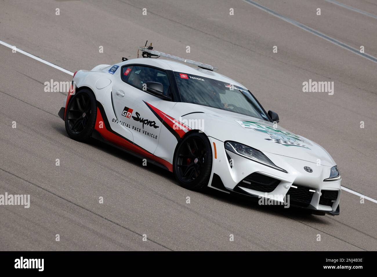 LAS VEGAS, NV - OCTOBER 15: The Toyota Supra pace vehicle during the ...
